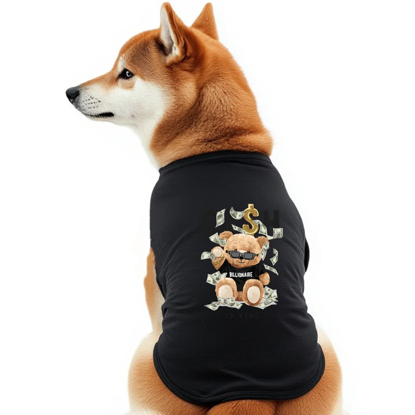 1pc   Cartoon Printed Pet Vest, Suitable for Cats and Dogs To Wear Indoors or Outdoors for Walks