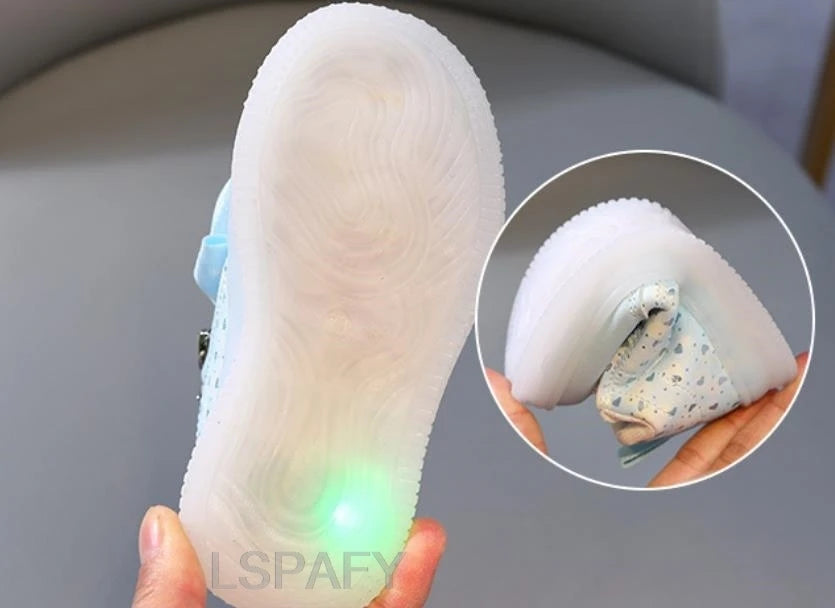 Hot Kpop Demon Hunter Children Led Shoes Boys Girls Lighted Sneakers Glowing Shoes Kid Sneakers With Luminous Sole Running Shoes