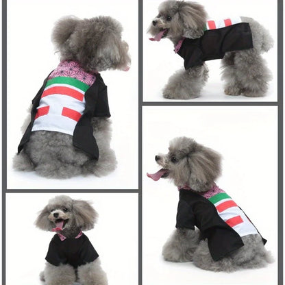 Japanese Kimono Pet Halloween Costume for Small Dogs and Cats – Cosplay Outfit for Puppy Kitten Dress Up