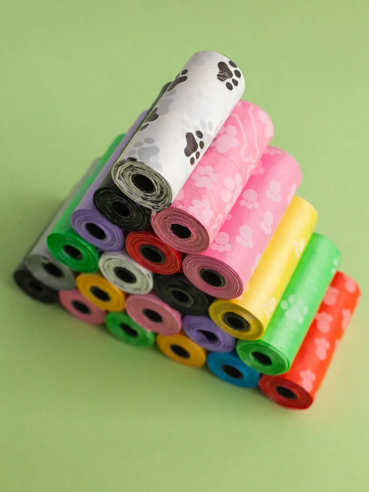 Leak-proof dog poop bags by I YAN, thick and durable waste bags with odor control for clean and easy waste disposal.