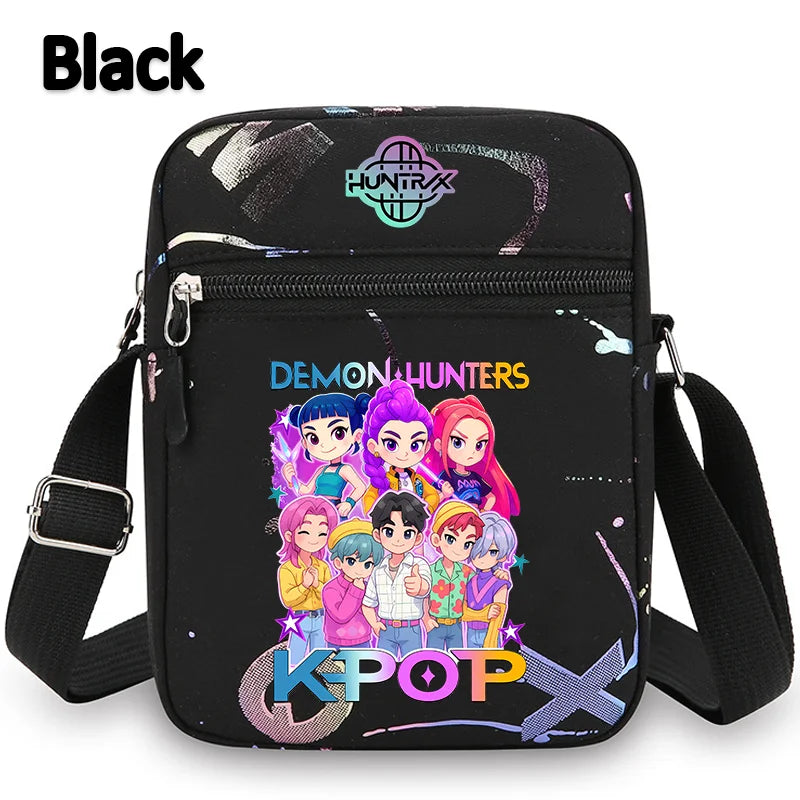 New⭐️KPOP Demon Hunters Crossbody Phone Bag Single Shoulder Pouch Coin Wallet Purse Warriors Handbag Fans Gril Gifts