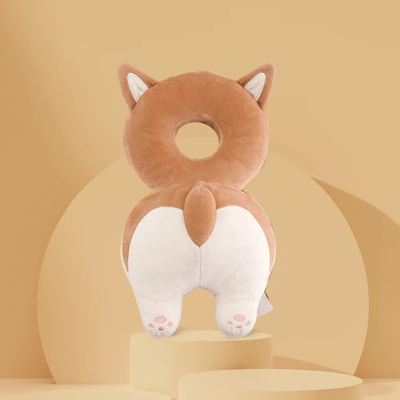 I YAN baby head protector pillow in cartoon design, toddler safety cushion with backpack style for learning to walk and anti-fall support.