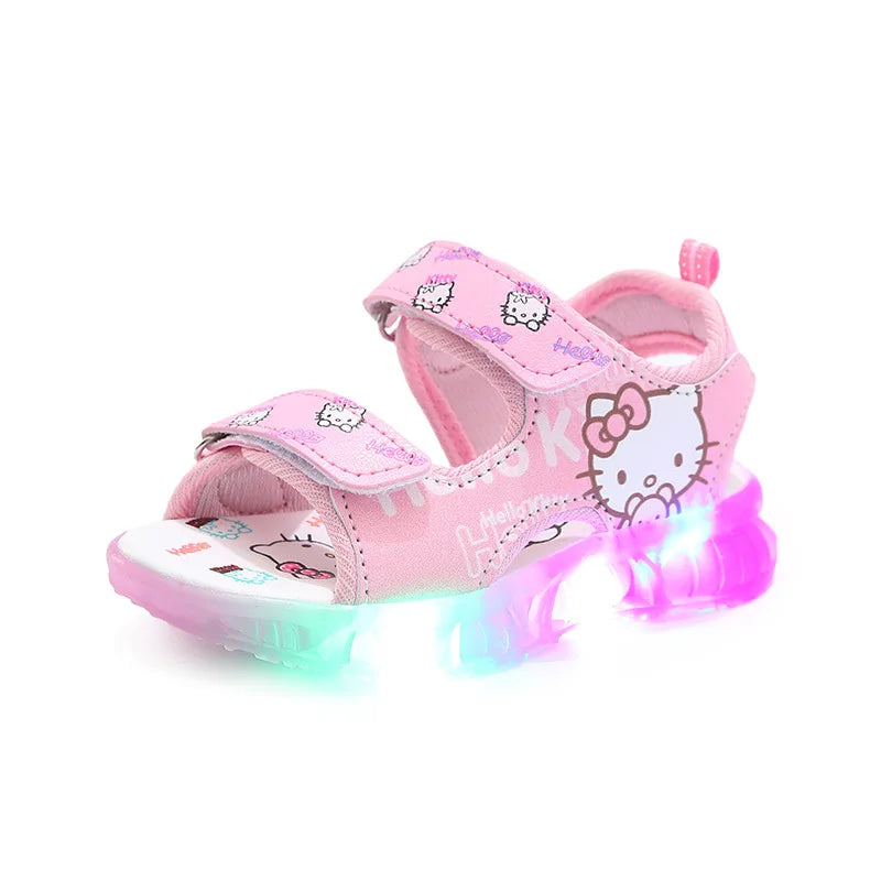 New cartoon girls Kuromi Kitty princess cute Sandals  non-slip soft Casual Shoes