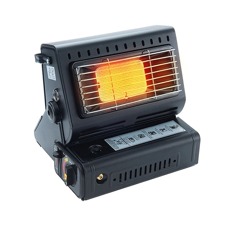 1.3kw New Outdoor Cooker Gas Heater Travelling Camping Hiking Picnic Equipment Dual-Purpose Use Stove Heater For Fishing