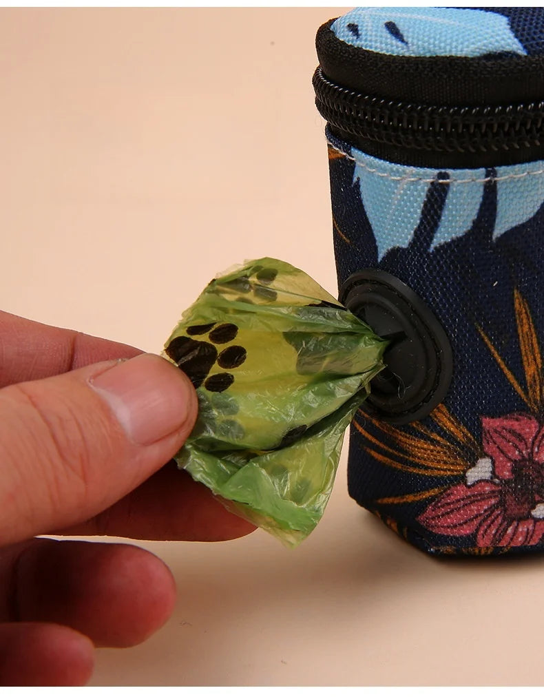 Durable I YAN pet dog poop bags with holder, outdoor waste disposal bags for walks and hikes, handy and easy to use