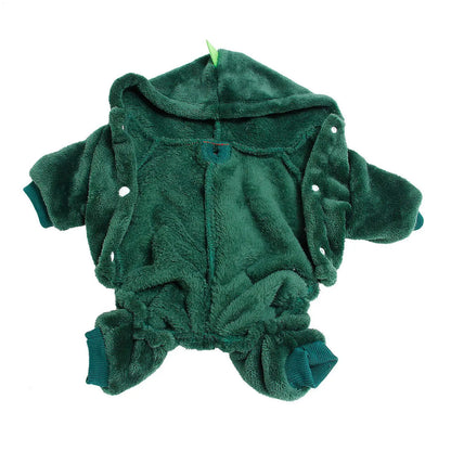 2026 Dinosaur Cat Clothes Dog Pet Dinosaur Cosplay Hoodies Soft Halloween Dog Costume Pet Clothes For Small Medium Dog Cat Puppy
