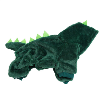 2026 Dinosaur Cat Clothes Dog Pet Dinosaur Cosplay Hoodies Soft Halloween Dog Costume Pet Clothes For Small Medium Dog Cat Puppy