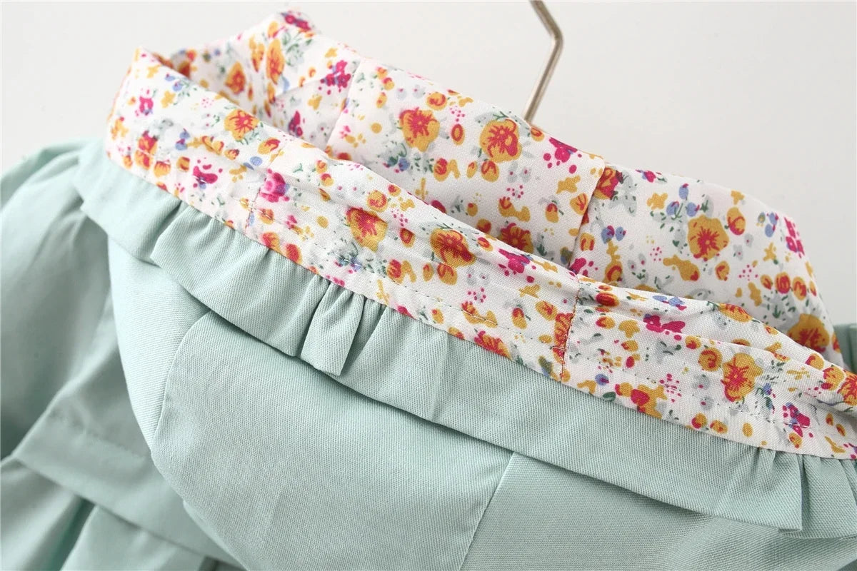 Newborn Baby Girl Clothes Spring And Autumn Solid Color Baby Girl Coat Simple Girl'S Windbreaker