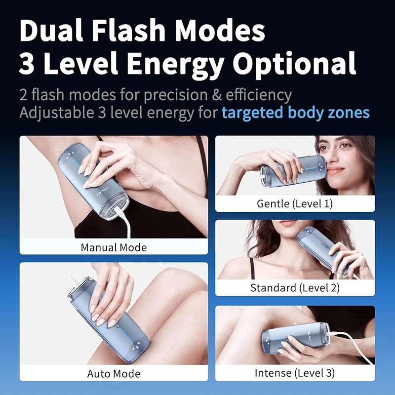 Mlay T18 ICE Cooling Hair Removal Device With Unlimited Shots IPL Laser Home Use Epilator Painless For Whole Body Women Men