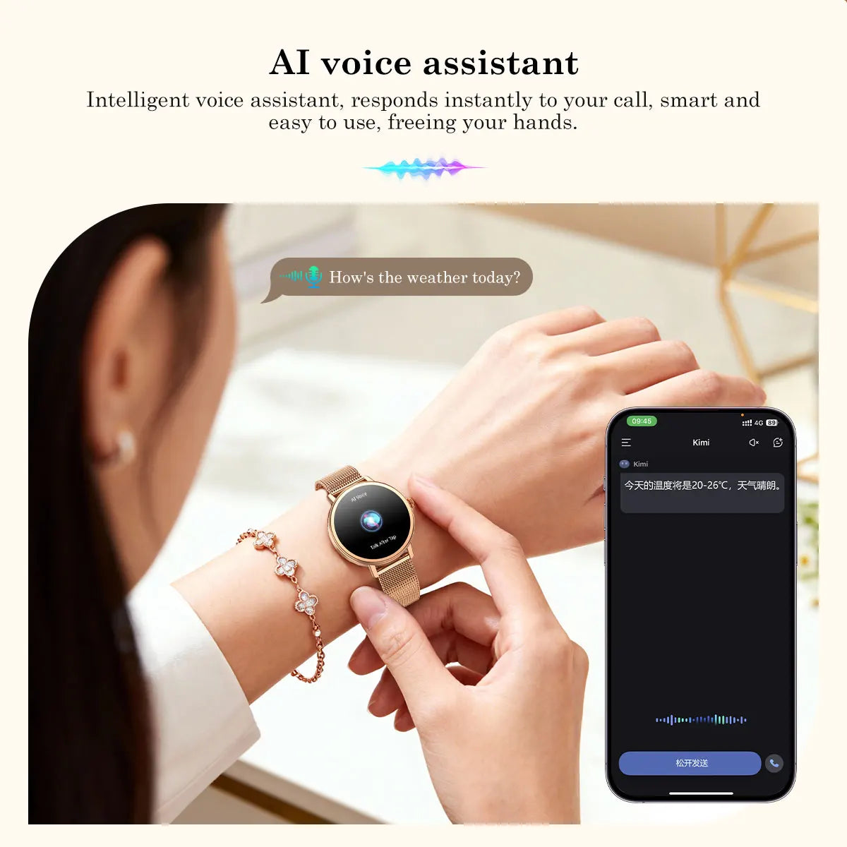 【World premiere】Blackview X30 Smartwatch 1.26" Display Lady's smartwatch Al voice assistant health monitoring Bluetooth call