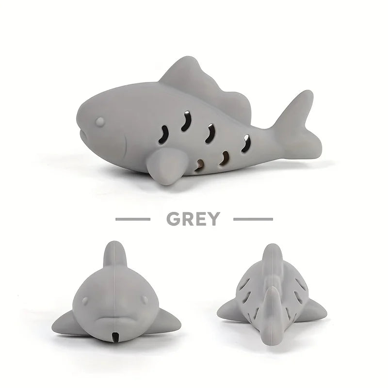 Durable I YAN interactive cat and dog toy with hiding food compartment and grinding surface for small pets, bite-resistant design.