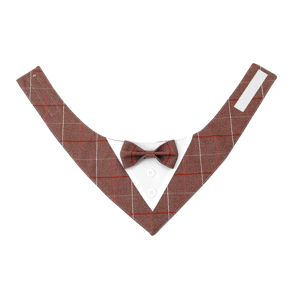 Sucado Pet Bandana Wedding  Dog Collar Triangle Scarf Bow Tie Party