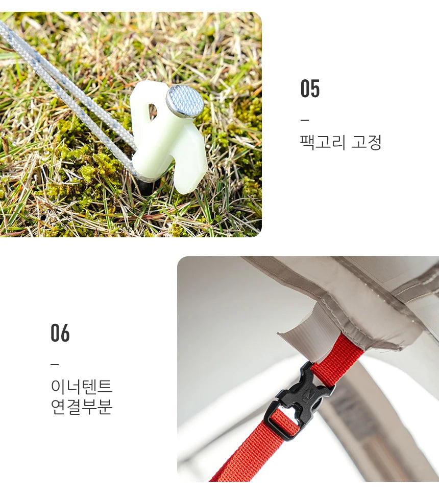 Camping Ls4 Tunnel Tent Living Shell Tent Large Camping Tent Extra Space