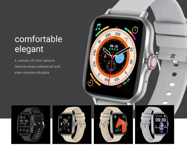 Smart Watch Android Phone 1.44'' Inch Color Screen Bluetooth Call Blood Oxygen/Pressure Monitoring Smart Watch Women Men