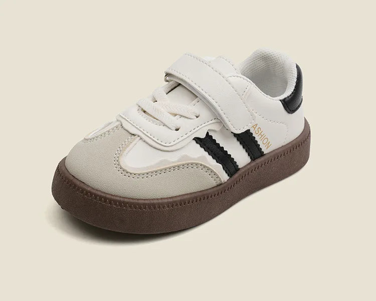 Children's Skate Shoes Girls White Sneakers 2024 Spring New Fashion Boys Canvas Shoes Kids Sports Shoes Unisex Casual Sneakers