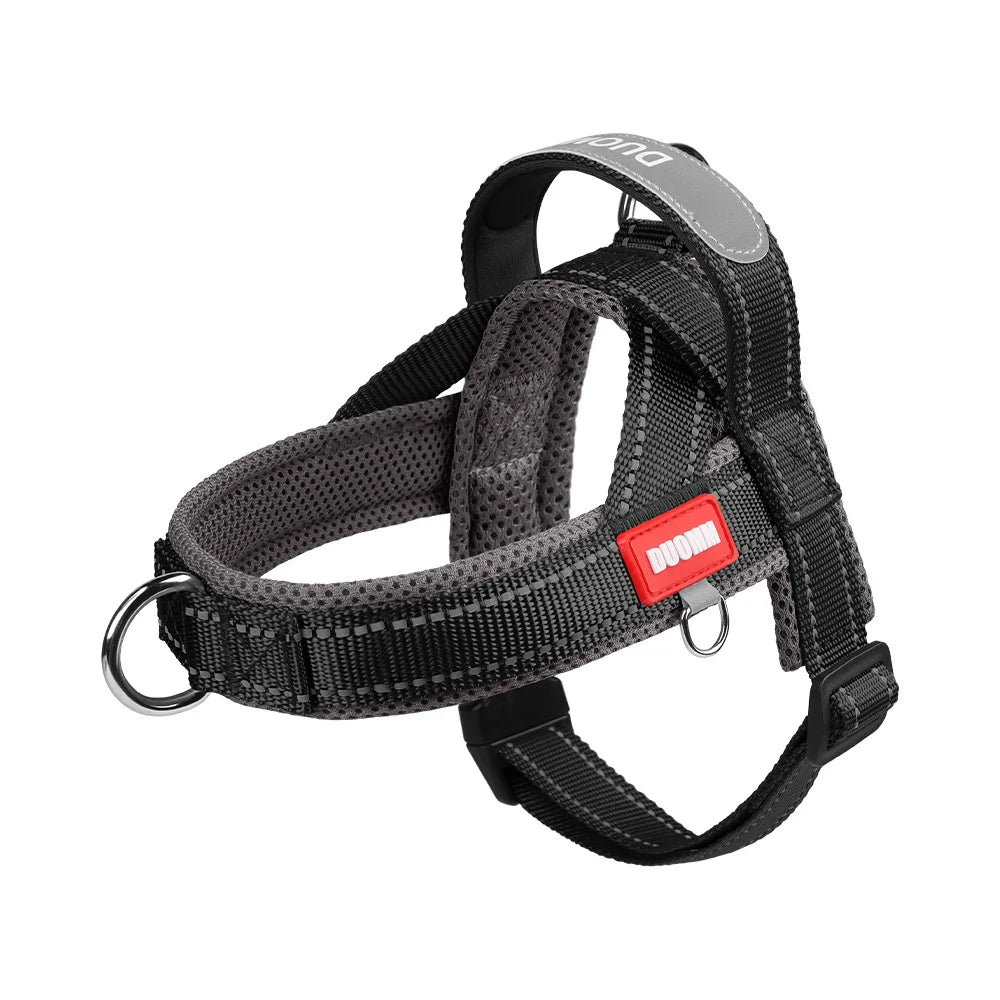Classic Dog Harness No-Pull Padded Style Vest, Escape-Proof Chest Breathable Reflective Adjustable Mesh for All Breeds