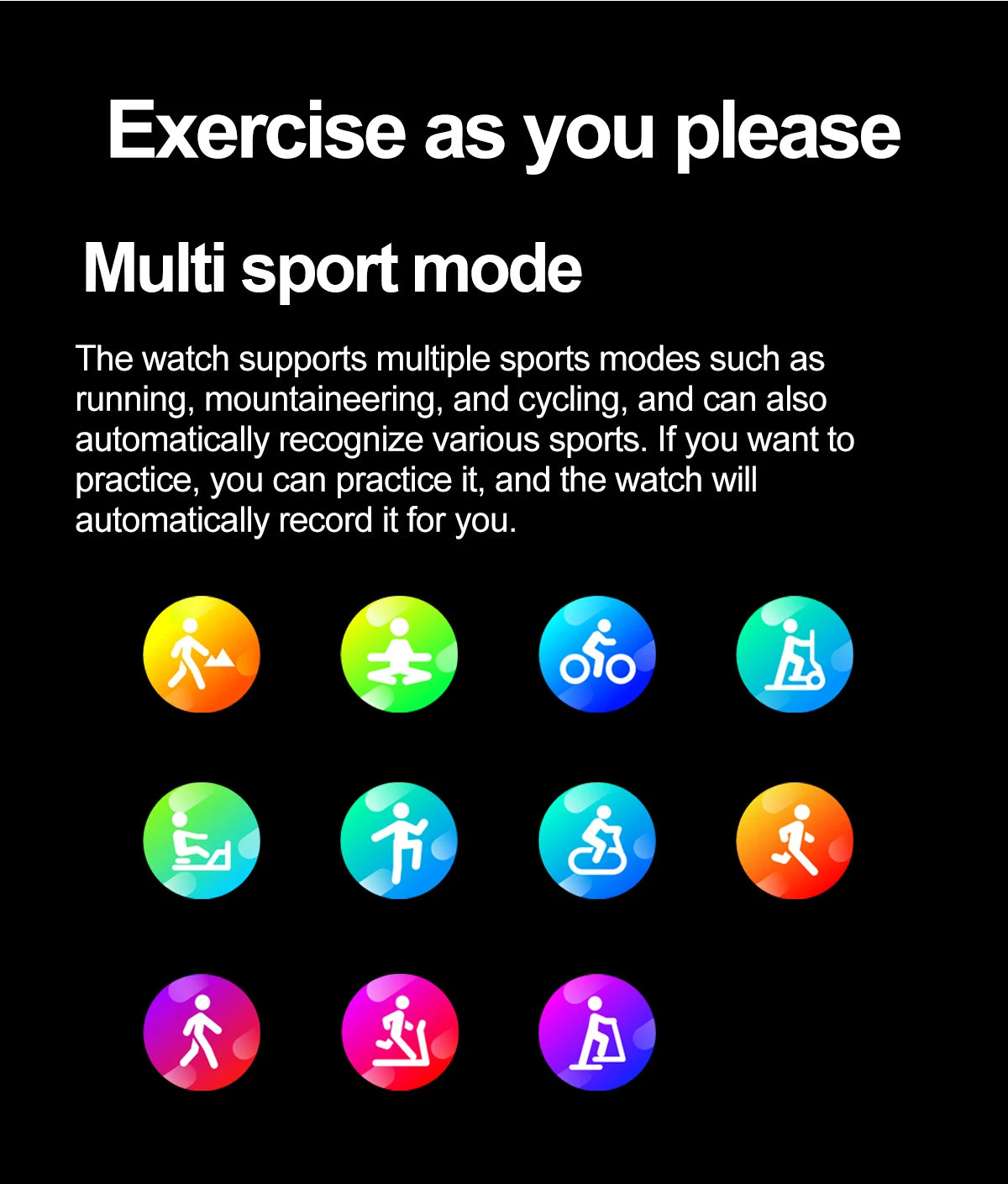 I YAN Micro Physical Examination Smart Watch for Men displaying health metrics, uric acid, body fat, and Bluetooth call features.