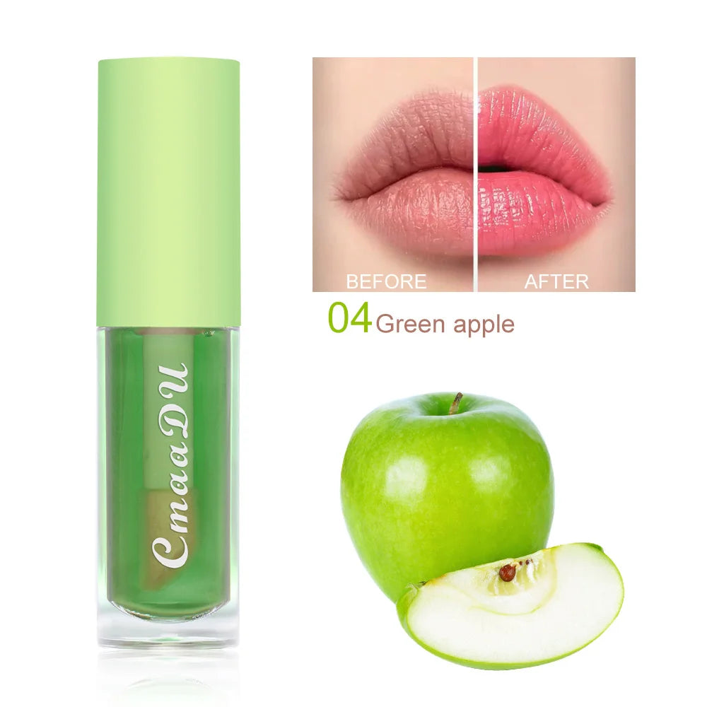 6 Color-Changing Lip Gloss  Fruity Scent Moisturizing and Long-Lasting Smooth Hydrating Temperature-Activated Lip tint