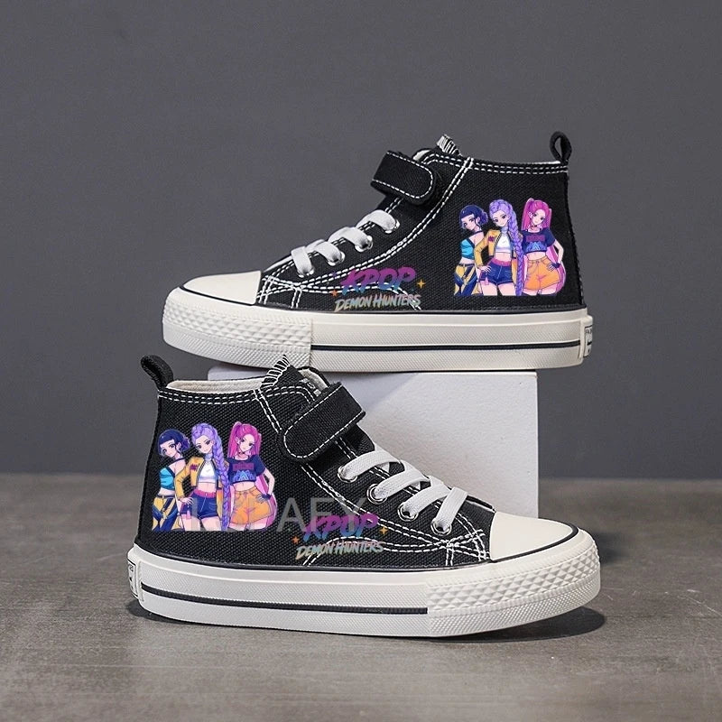 High-top Non-slip Sneakers, Student Casual Shoes New Children's Shoes, Fashion Canvas Shoes, Flat Shoes, Children's