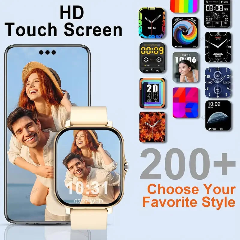 KESHUYOU  Smart Watch Bluetooth Talking Blood Oxygen/Blood Pressure Monitor Smart Watch for Women Men Holiday Gift