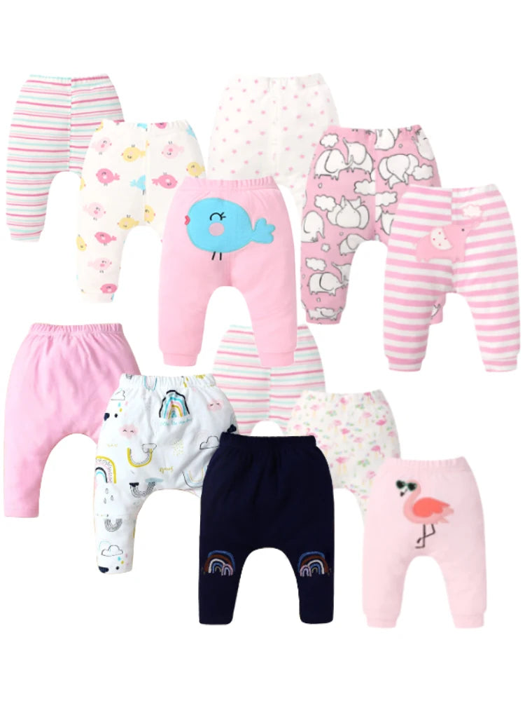3Pcs/Set random Baby Boys and Girls Pants Spring and Autumn Children's Wear Pants Pure Cotton Child Accessories