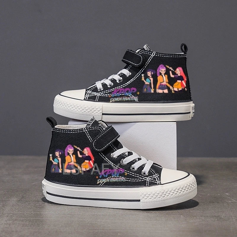 High-top Non-slip Sneakers, Student Casual Shoes New Children's Shoes, Fashion Canvas Shoes, Flat Shoes, Children's
