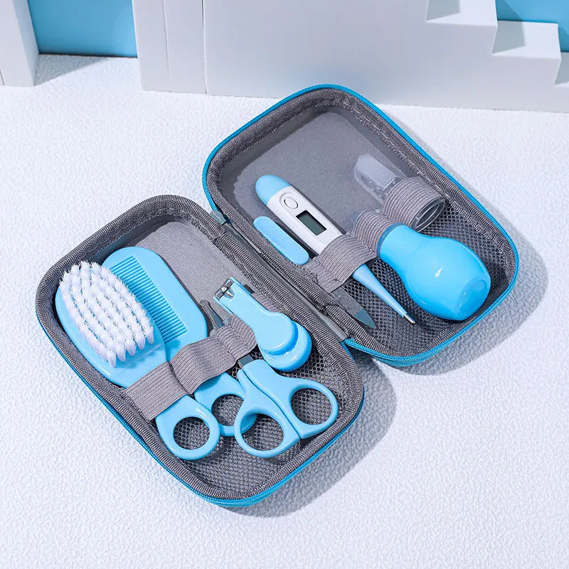 Baby Care Kit 8-Piece Set – Newborn Grooming & Healthcare Gift - I YAN