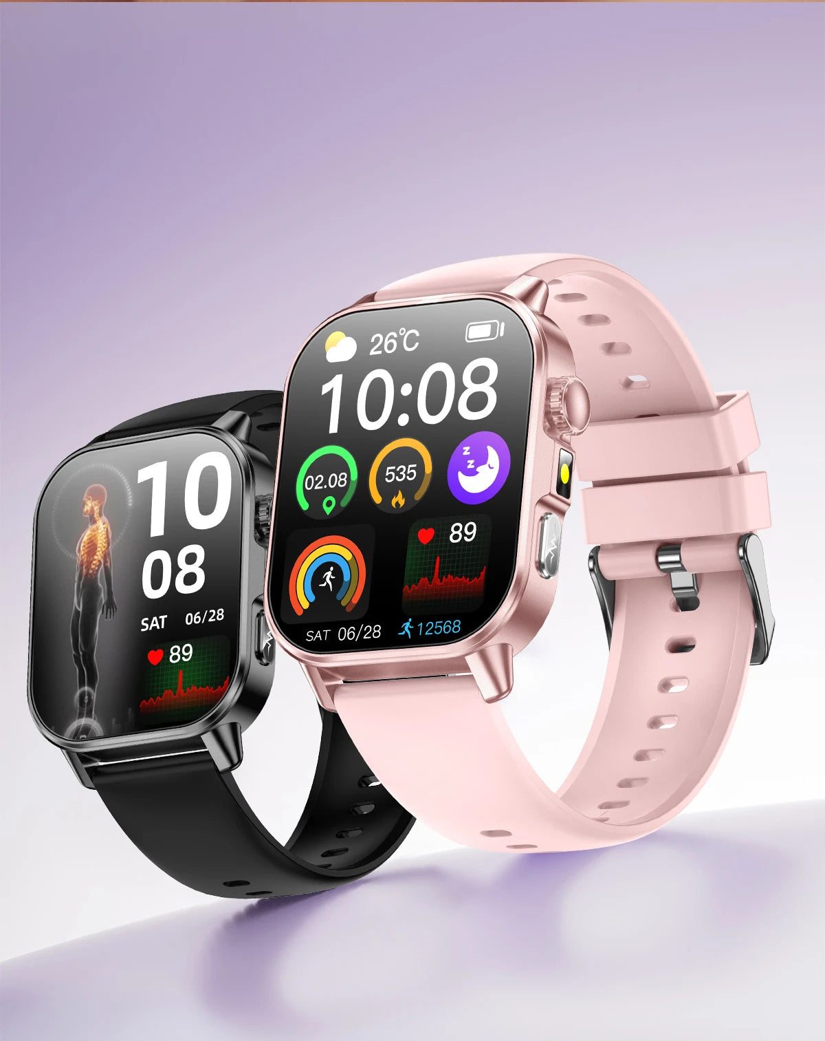 2026 New ECG + PPG Smart Healthy Diagnosis Surveillance Women Body Analysis Blood Pressure Lipid Uric Acid Health SmartWatch Men