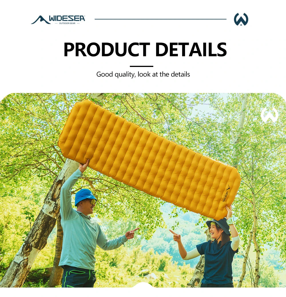 Camping Mat Air Mattress R8 20Dnylon Self-inflating Single Bed Mattress Tourist Tent Inflatable Sleeping Mats Supplies