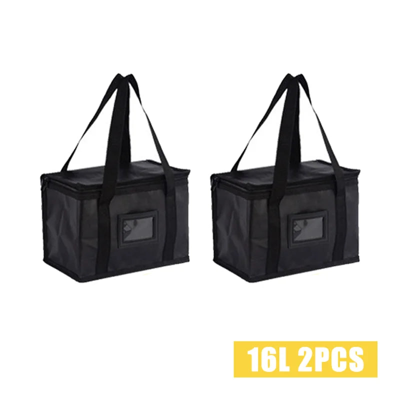 70L Insulated Thermal Cooler Bag Insulation To Keep Cold Large Capacity Portable Lunch Bag Zip Picnic Camping Tin Foil Food Bag