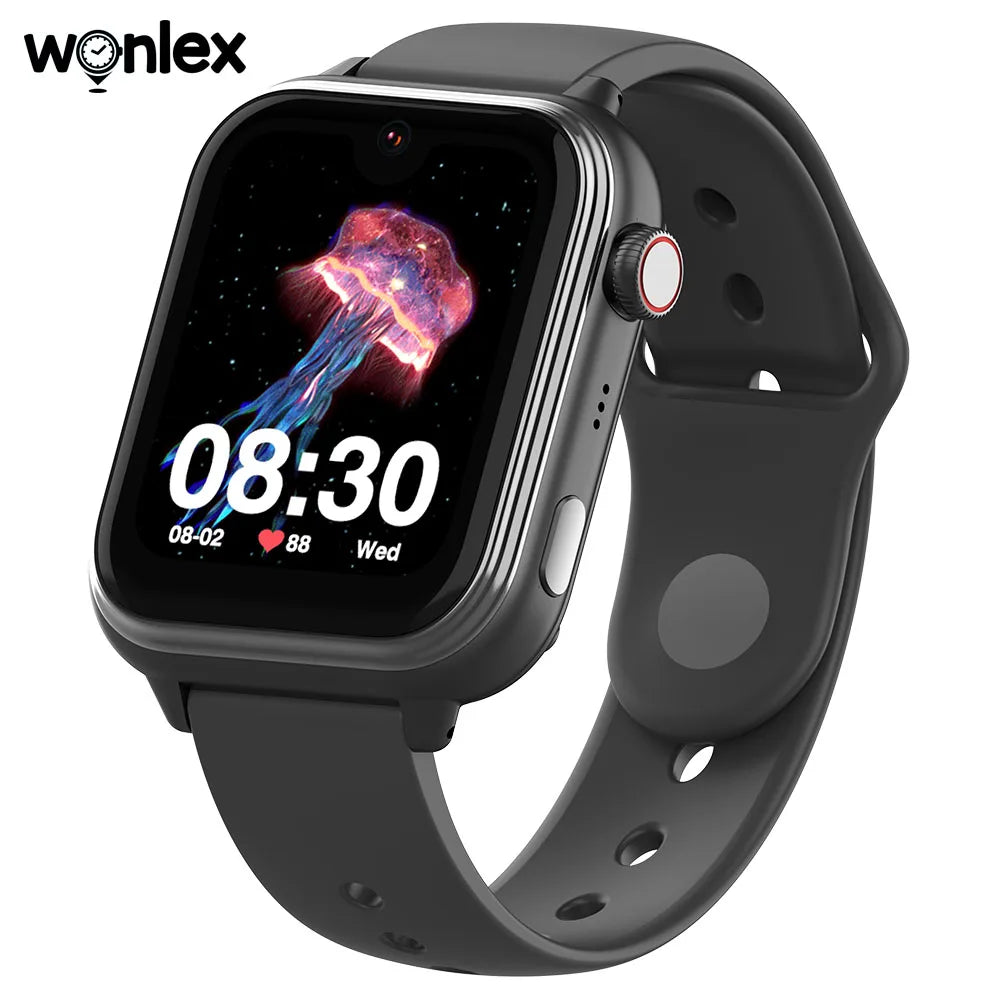 Wonlex KT37 Kids Smart Watch AI Voice Assistant GPS WiFi Location Tracker 4G Video Call  APP Monitor Children Smart Watch - I YAN