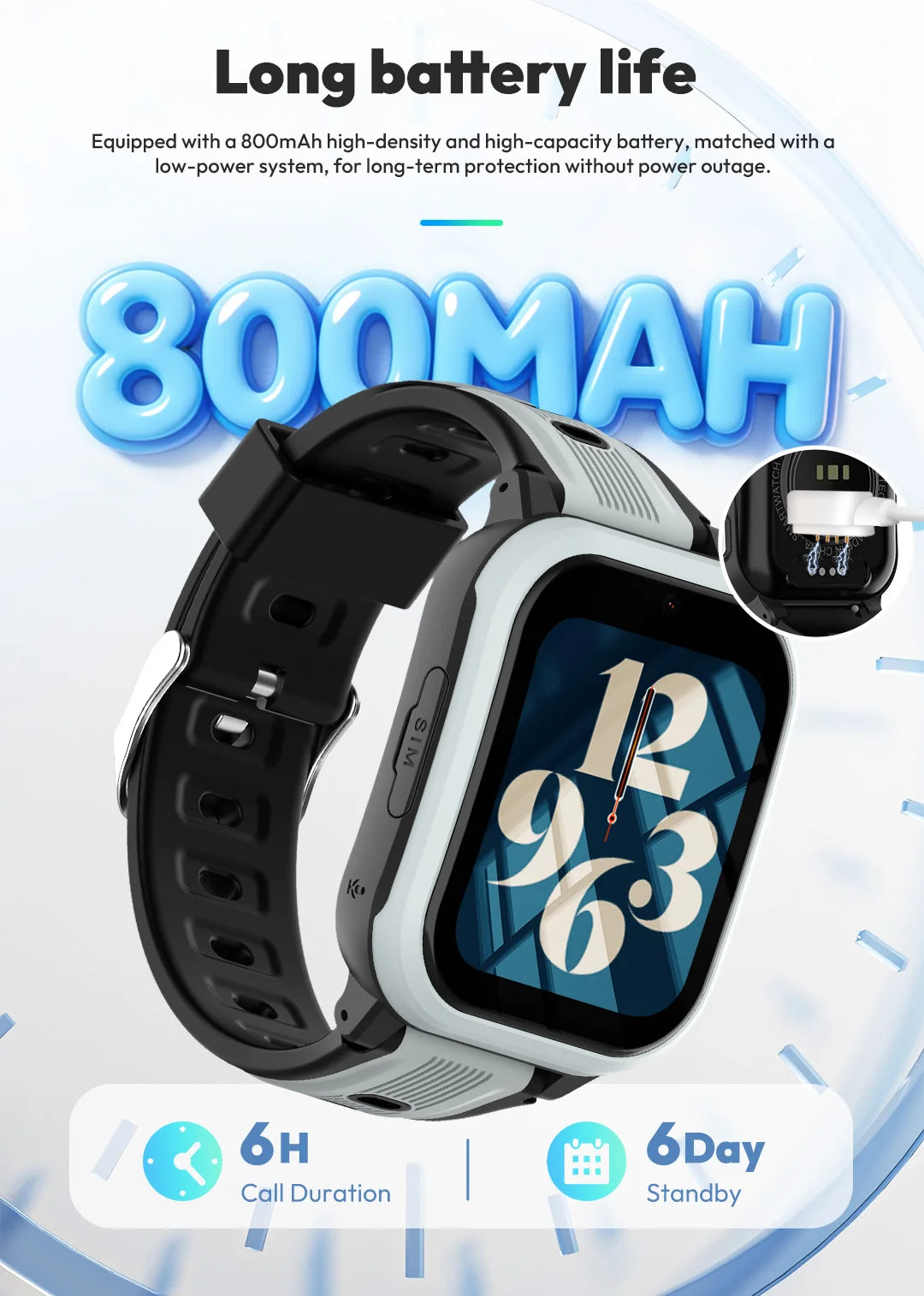 Wonlex 4G Kids Smartwatch I YAN with dual cameras, GPS, real-time location, and video call features for children.