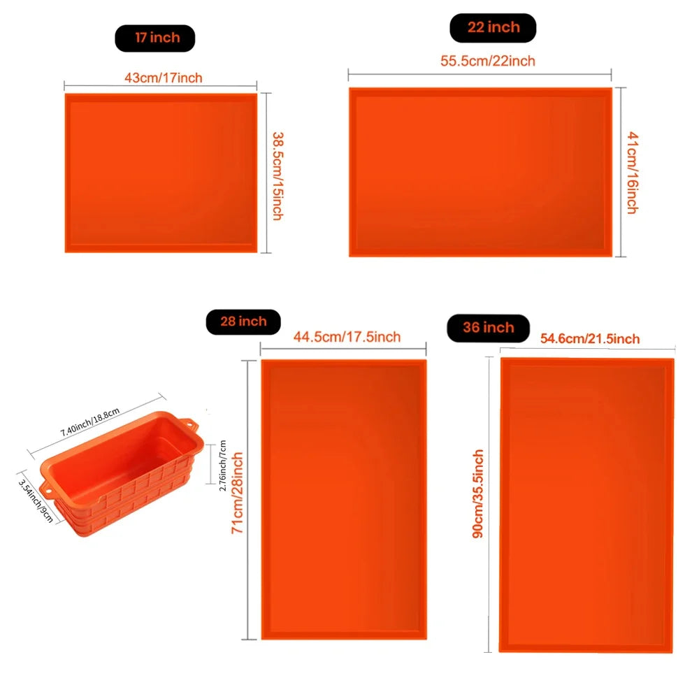 Heavy Duty Silicone Griddle Cover - Windproof Protector Accessories for Outdoor Grill Cooking (Include Size)