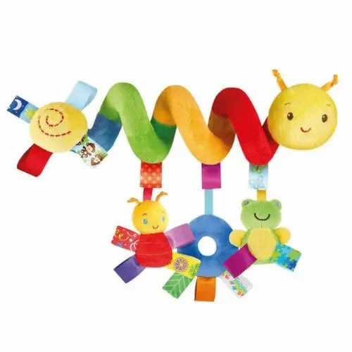Cute Activity Musical Spiral Crib Stroller Car Seat Travel Hanging Toys Baby Boys Girls Rattles Toy - I YAN