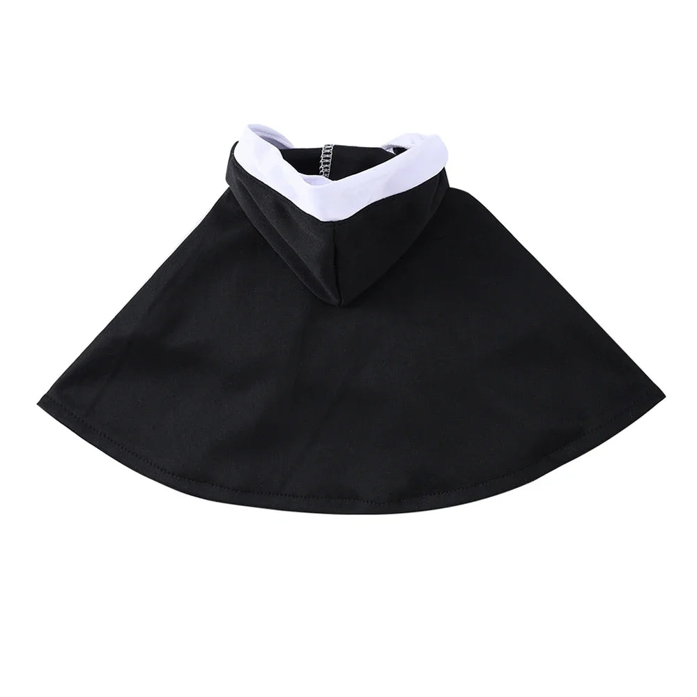 Funny Halloween Cat Cosplay Costumes Dress Up Party Kitten Jesus Nun Clothes for Small Medium Dogs Cats Puppy Pet Accessories