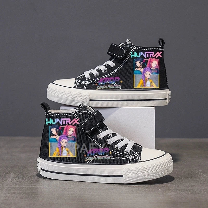 High-top Non-slip Sneakers, Student Casual Shoes New Children's Shoes, Fashion Canvas Shoes, Flat Shoes, Children's