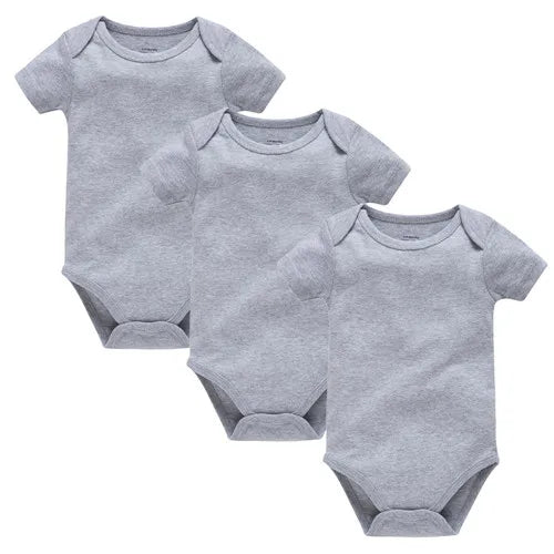 Set of Kavkas 3 or 5 white cotton baby bodysuits for boys and girls, short sleeve, suitable for 0-24 months, by I YAN.