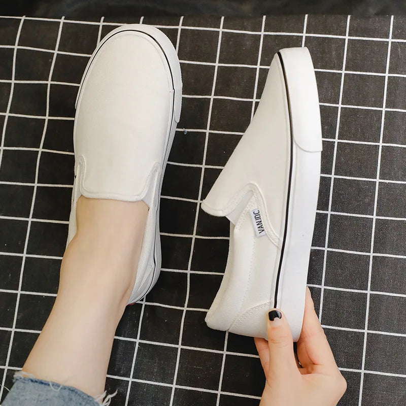 Children Spring Autumn Canvas Shoes Girls One Foot Slip on Shoes Kid Shoes Boys Soft Soled Comfortable Checkerboard Casual Shoes
