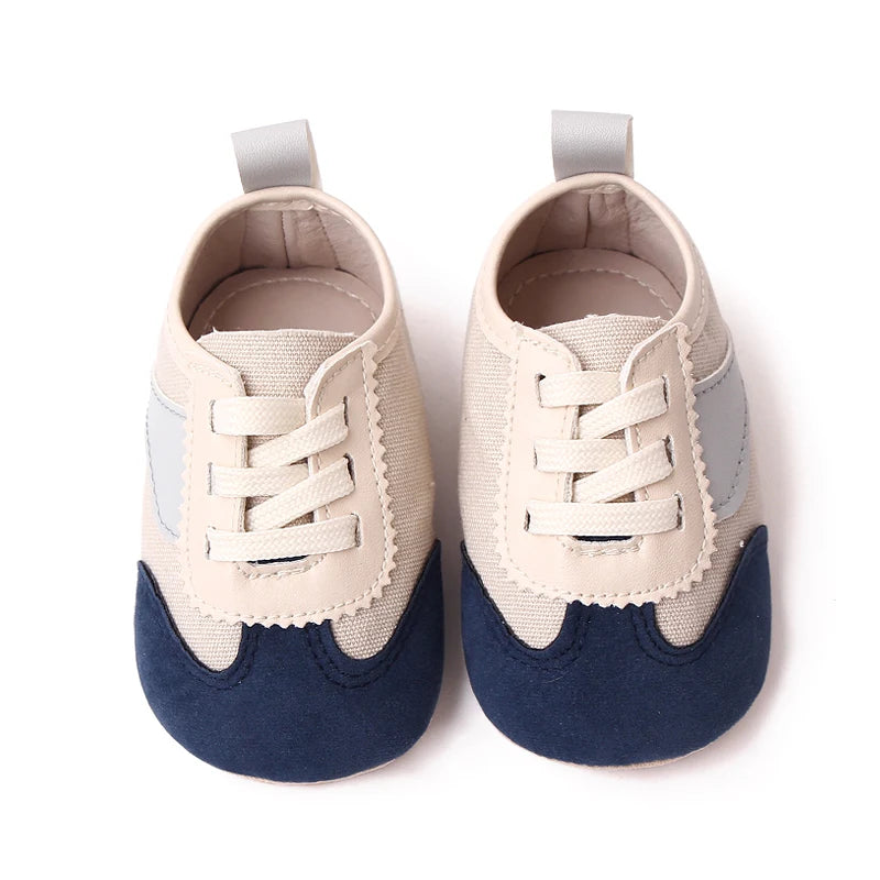 Baby Step Front Shoes Soft-bottom Anti-slip Shoes for Newborns Aged 0-12 Months Classic Children's Canvas Shoes BC2292