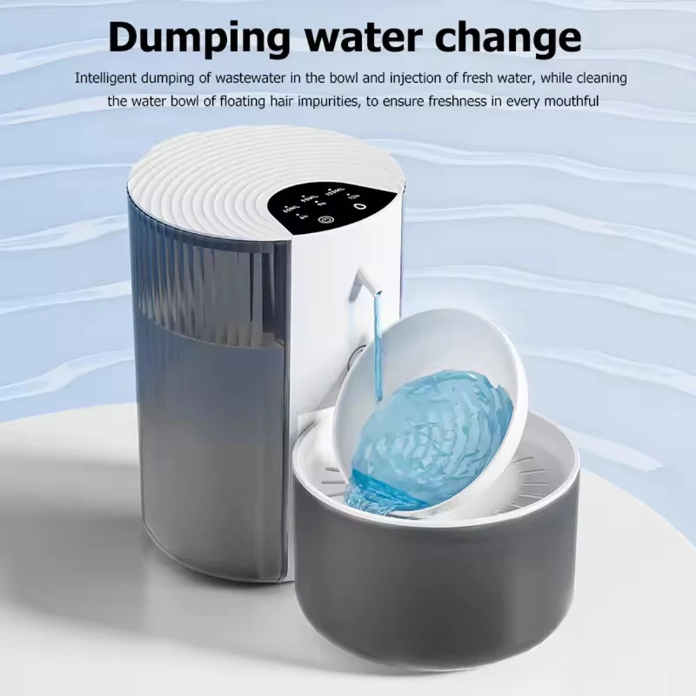 Pet Intelligent Water Dispenser, Clean And Dirty Separation, Dumping Type, Automatic Water Dispenser For Cats, Large Capacity