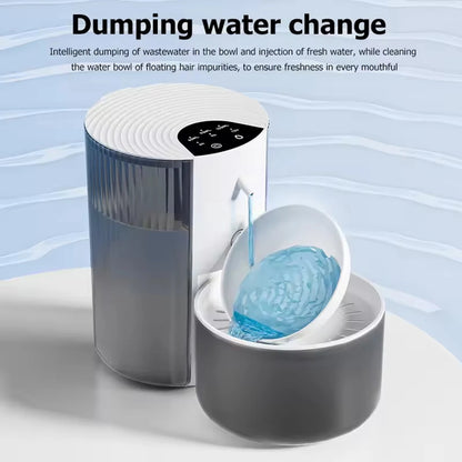 Pet Intelligent Water Dispenser, Clean And Dirty Separation, Dumping Type, Automatic Water Dispenser For Cats, Large Capacity