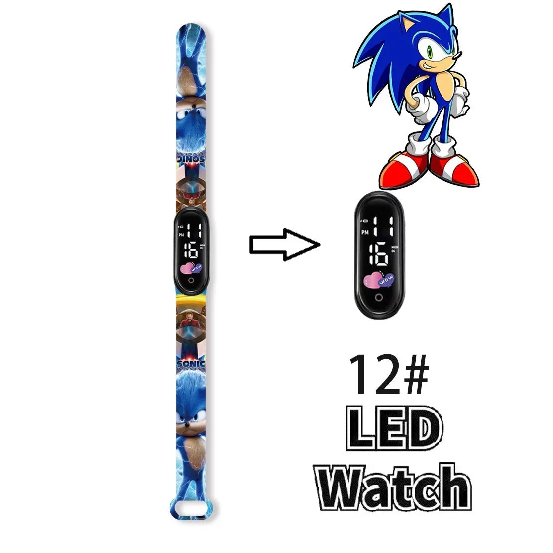 Kids LED Watch Touch Control Digital – Silicone Strap Waterproof Sport Wristwatch Birthday Gift for Boys & Girls - I YAN