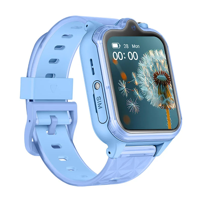 Wonlex 4G Kids Smartwatch by I YAN with GPS, dual cameras, video call feature, and 2+16GB storage, designed for children.