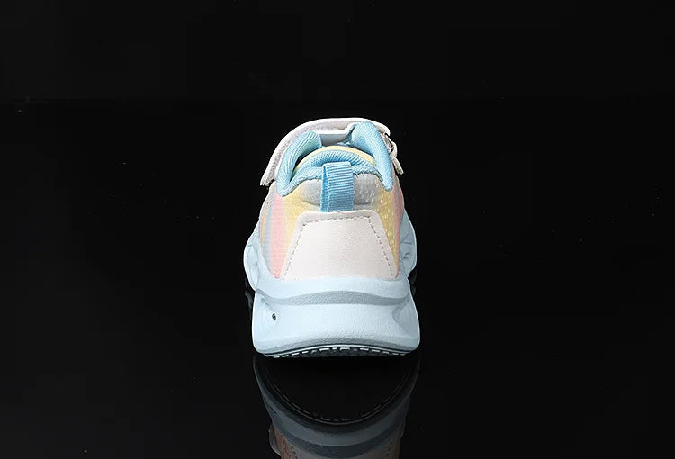 Kpop Demon Hunter Kids LED Light Casual Shoes Boys Cute Cartoon Glowing Sneakers Children Soft Bottom Anti Slip Sports Shoes