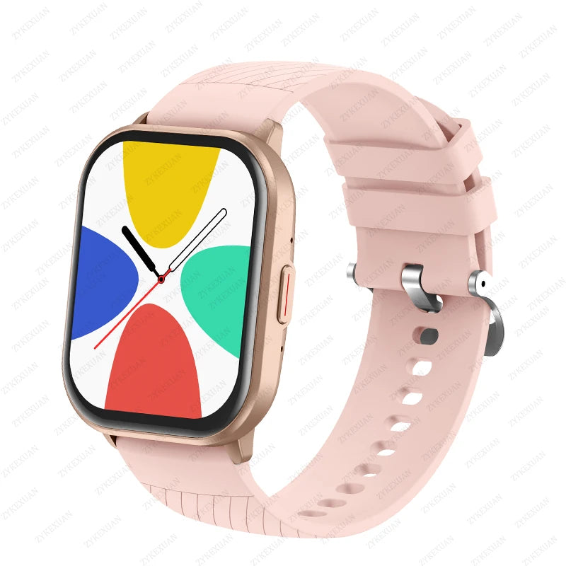 2026 New Lady fashion Smart Watch Men Women Heart Rate Blood Pressure Fitness Tracker Bluetooth Call Smartwatch Man For Android