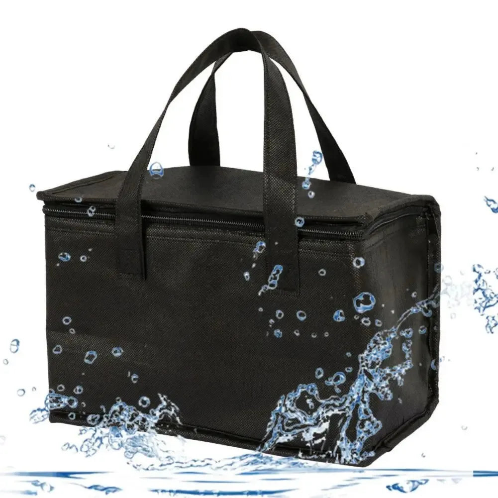 70L Insulated Thermal Cooler Bag Insulation To Keep Cold Large Capacity Portable Lunch Bag Zip Picnic Camping Tin Foil Food Bag