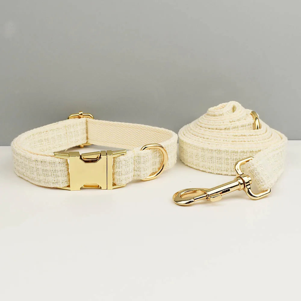 Custom Engraved Nameplate Dog Collar Leash Harness Set Personalized Pet Accessories for Dogs
