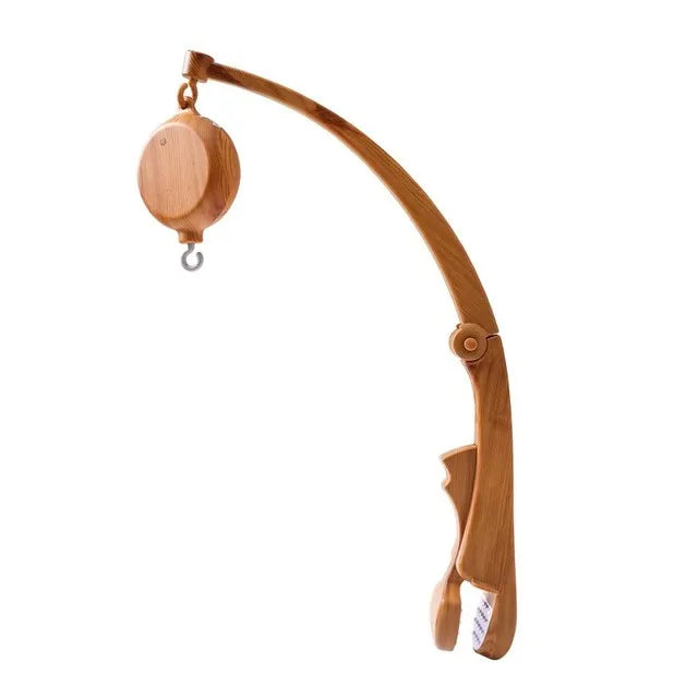 Boho Rainbow Baby Crib Mobile – Wooden Montessori Bed Bell for Newborns - I YAN