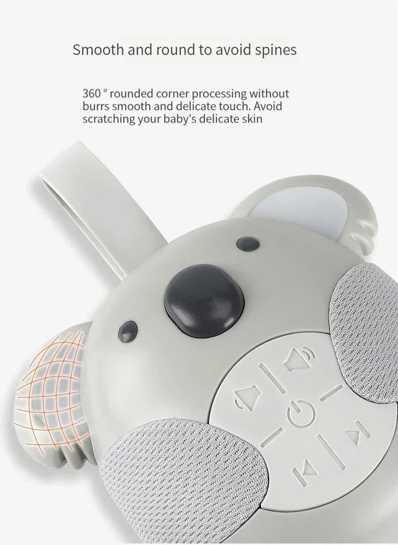 Portable White Noise Machine Baby Soother with 5 Light Music for Toddlers Timed Shutdown Sleep Sound Machine