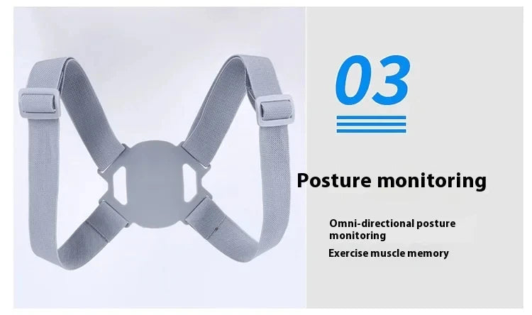 2026 New Smart Posture Corrector Rechargeable Back Brace 8 Shape Vibration Reminder 400mAh Battery for Work Study Office Home - I YAN